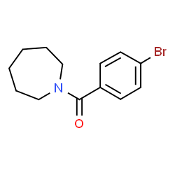 ChemSpider 2D Image | 1-Azepanyl(4-bromophenyl)methanone | C13H16BrNO