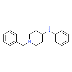 ChemSpider 2D Image | 4-ANILINO-1-BENZYLPIPERIDINE | C18H22N2
