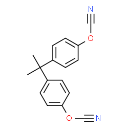 ChemSpider 2D Image | bisphenol A dicyanate | C17H14N2O2