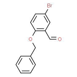 ChemSpider 2D Image | 2-(Benzyloxy)-5-bromobenzaldehyde | C14H11BrO2