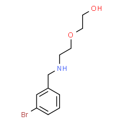 ChemSpider 2D Image | 2-{2-[(3-Bromobenzyl)amino]ethoxy}ethanol | C11H16BrNO2