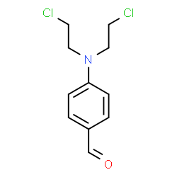 ChemSpider 2D Image | p-Bis(2-chloroethyl)aminobenzaldehyde | C11H13Cl2NO