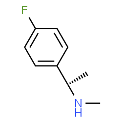 ChemSpider 2D Image | (S)-n-methyl-1-(4-fluorophenyl)ethylamine | C9H12FN