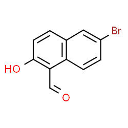 ChemSpider 2D Image | 6-Bromo-2-hydroxy-1-naphthaldehyde | C11H7BrO2