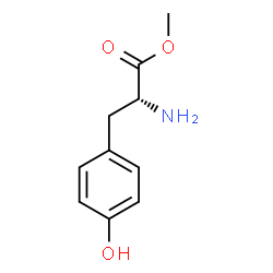 ChemSpider 2D Image | Methyl D-tyrosinate | C10H13NO3