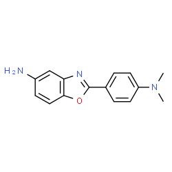ChemSpider 2D Image | 2-(4-(dimethylamino)phenyl)benzo[d]oxazol-5-amine | C15H15N3O