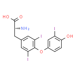 ChemSpider 2D Image | detrothyronine | C15H12I3NO4