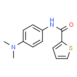 ChemSpider 2D Image | N-[4-(Dimethylamino)phenyl]-2-thiophenecarboxamide | C13H14N2OS