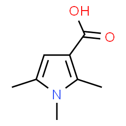 ChemSpider 2D Image | 1,2,5-Trimethylpyrrole-3-carboxylic acid | C8H11NO2