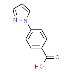 ChemSpider 2D Image | 4-(1H-Pyrazol-1-yl)benzoic acid | C10H8N2O2