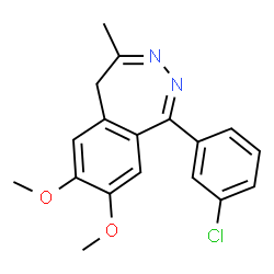ChemSpider 2D Image | girisopam | C18H17ClN2O2