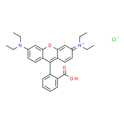 ChemSpider 2D Image | Rhodamine | C28H31ClN2O3