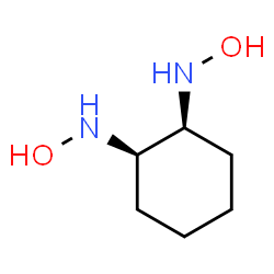 ChemSpider 2D Image | (1R,2S)-N,N'-Dihydroxy-1,2-cyclohexanediamine | C6H14N2O2