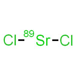 ChemSpider 2D Image | STRONTIUM CHLORIDE SR-89 | Cl289Sr