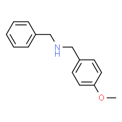 ChemSpider 2D Image | benzyl[(4-methoxyphenyl)methyl]amine | C15H17NO