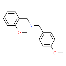 ChemSpider 2D Image | (4-Methoxy-benzyl)-(2-methoxy-benzyl)-amine | C16H19NO2