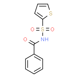ChemSpider 2D Image | N-(2-Thienylsulfonyl)benzamide | C11H9NO3S2