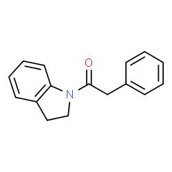 ChemSpider 2D Image | 1-(2,3-Dihydro-1H-indol-1-yl)-2-phenylethanone | C16H15NO