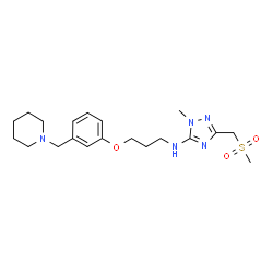 ChemSpider 2D Image | sufotidine | C20H31N5O3S