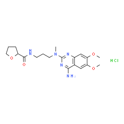 ChemSpider 2D Image | Alfuzosin hydrochloride | C19H28ClN5O4