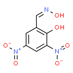 ChemSpider 2D Image | 2-[(Z)-(Hydroxyimino)methyl]-4,6-dinitrophenol | C7H5N3O6