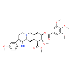 ChemSpider 2D Image | Methoserpidine | C33H40N2O9