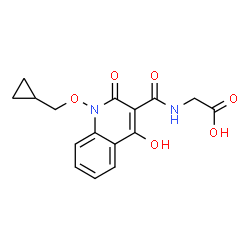 ChemSpider 2D Image | desidustat | C16H16N2O6