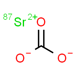 ChemSpider 2D Image | Strontium Carbonate Sr-87 | CO387Sr