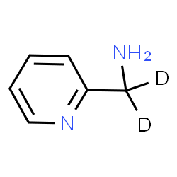 ChemSpider 2D Image | 1-(2-Pyridinyl)(~2~H_2_)methanamine | C6H6D2N2