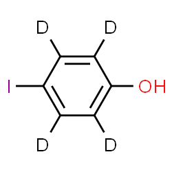ChemSpider 2D Image | 4-Iodo(~2~H_4_)phenol | C6HD4IO