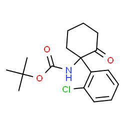 ChemSpider 2D Image | N-Boc Norketamine | C17H22ClNO3