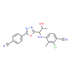 ChemSpider 2D Image | RAD-140 | C20H16ClN5O2
