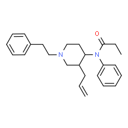 ChemSpider 2D Image | 3-ALLYLFENTANYL, CIS-(+/-)- | C25H32N2O