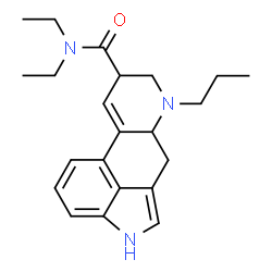 ChemSpider 2D Image | N,N-Diethyl-6-propyl-9,10-didehydroergoline-8-carboxamide | C22H29N3O