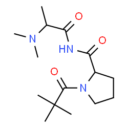 ChemSpider 2D Image | N-[2-(Dimethylamino)propanoyl]-1-(2,2-dimethylpropanoyl)prolinamide | C15H27N3O3