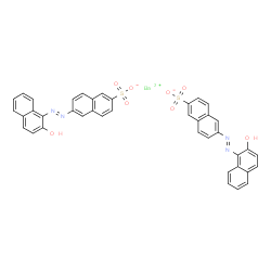 ChemSpider 2D Image | Barium bis{6-[(E)-(2-hydroxy-1-naphthyl)diazenyl]-2-naphthalenesulfonate} | C40H26BaN4O8S2
