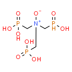ChemSpider 2D Image | {[{[Hydroxy(oxido)phosphoranyl]methyl}(phosphonomethyl)nitroryl]methyl}phosphonic acid | C3H12NO9P3