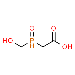 ChemSpider 2D Image | [(Hydroxymethyl)(oxido)phosphoranyl]acetic acid | C3H7O4P