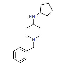 ChemSpider 2D Image | 1-Benzyl-N-cyclopentyl-4-piperidinamine | C17H26N2