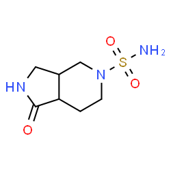 ChemSpider 2D Image | 1-Oxooctahydro-5H-pyrrolo[3,4-c]pyridine-5-sulfonamide | C7H13N3O3S