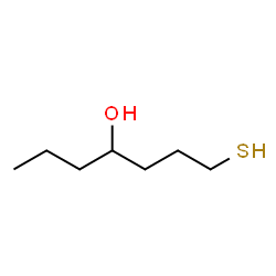 ChemSpider 2D Image | 1-Sulfanyl-4-heptanol | C7H16OS