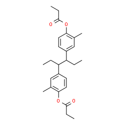 ChemSpider 2D Image | Methestrol dipropionate | C26H34O4