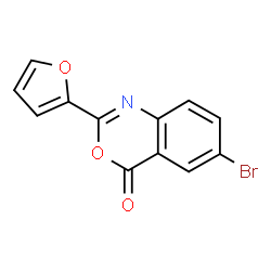 ChemSpider 2D Image | 6-Bromo-2-(2-furyl)-4H-3,1-benzoxazin-4-one | C12H6BrNO3