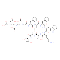 ChemSpider 2D Image | pentetreotide | C63H87N13O19S2