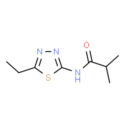 ChemSpider 2D Image | N-(5-Ethyl-1,3,4-thiadiazol-2-yl)-2-methylpropanamide | C8H13N3OS