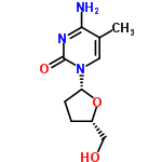 InChI=1/C10H15N3O3/c1-6-4-13(10(15)12-9(6)11)8-3-2-7(5-14)16-8/h4,7-8,14H,2-3,5H2,1H3,(H2,11,12,15)/t7-,8+/m0/s1