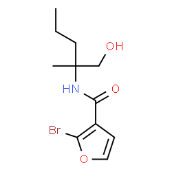 ChemSpider 2D Image | 2-Bromo-N-(1-hydroxy-2-methyl-2-pentanyl)-3-furamide | C11H16BrNO3