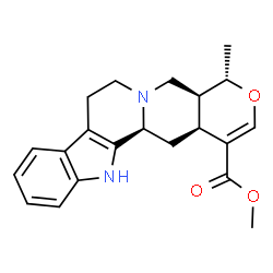 ChemSpider 2D Image | Tetrahydroalstonine | C21H24N2O3