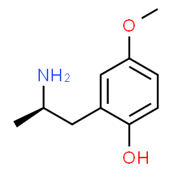 ChemSpider 2D Image | 2-[(2R)-2-Aminopropyl]-4-methoxyphenol | C10H15NO2