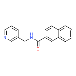 ChemSpider 2D Image | N-(3-Pyridinylmethyl)-2-naphthamide | C17H14N2O